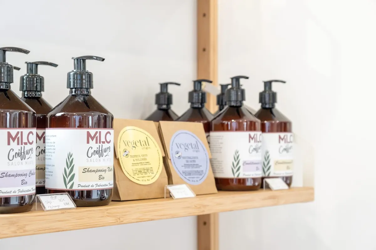 Le bar à shampoing de MLC Coiffure, produits Bio, à Dunkerque